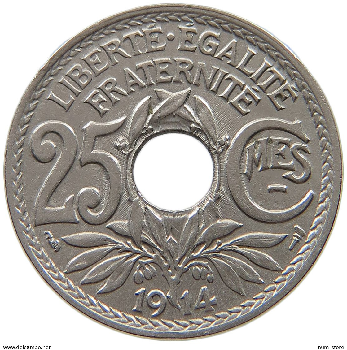 FRANCE 25 CENTIMES 1914  #t113 0081 - Other & Unclassified