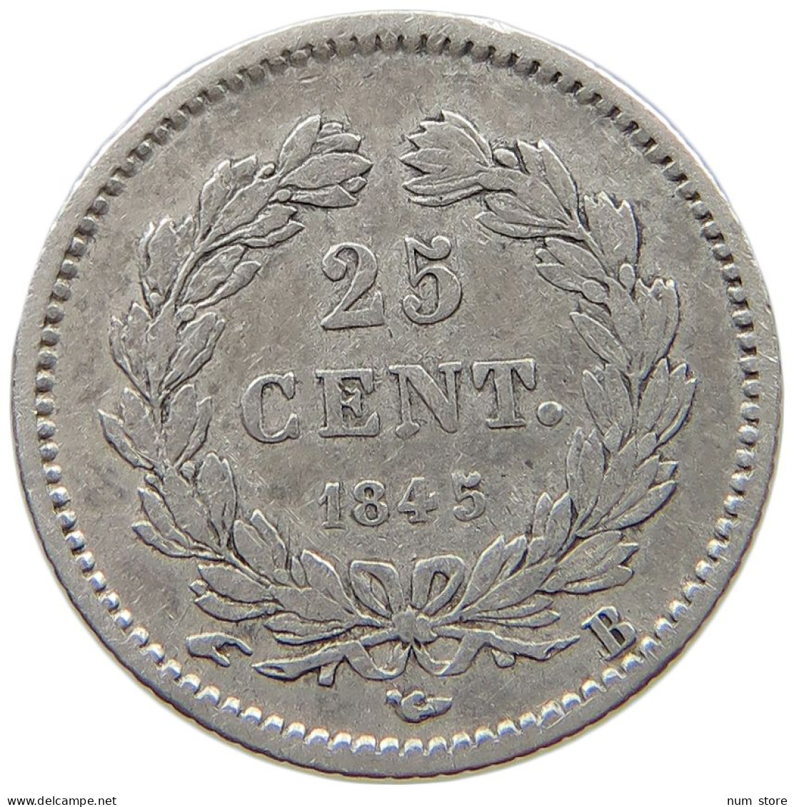 FRANCE 25 CENTIMES 1845 B LOUIS PHILIPPE I. (1830-1848) #t148 0885 - 25 Centimes