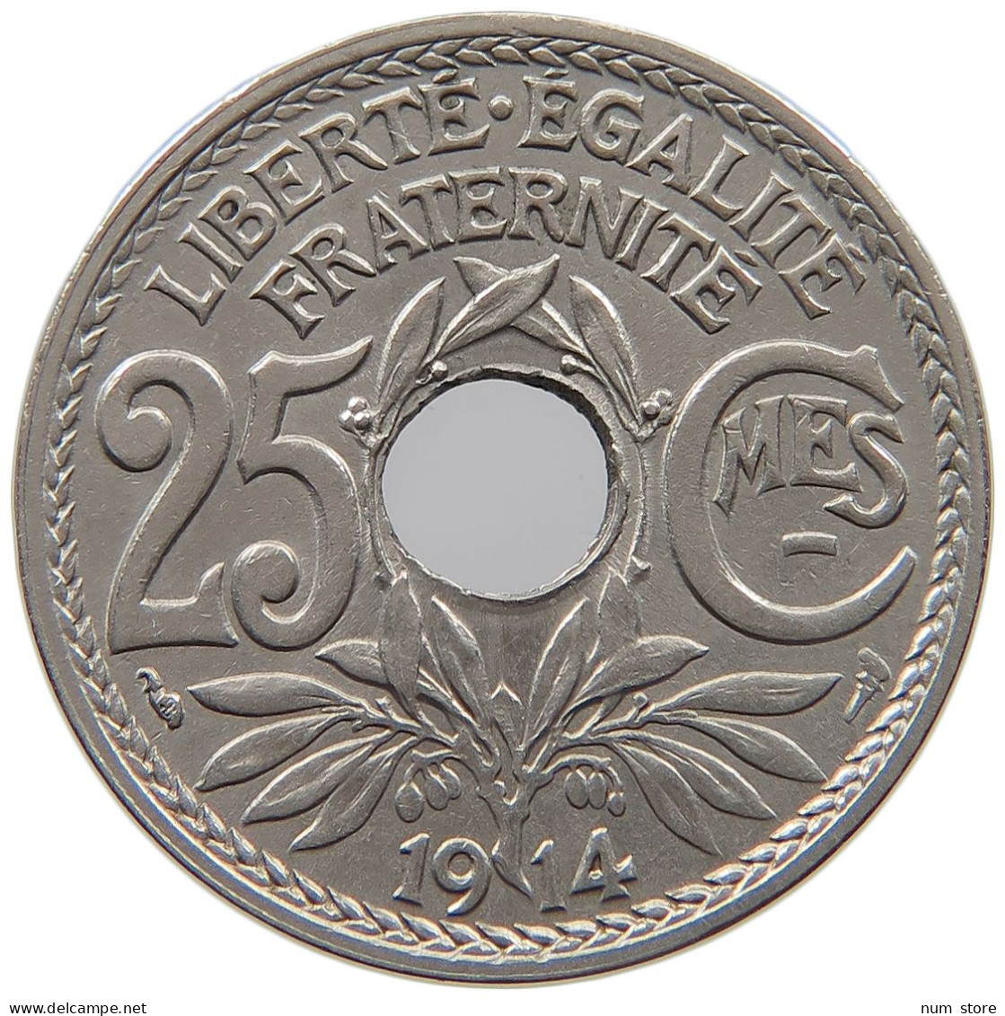 FRANCE 25 CENTIMES 1914  #a045 1099 - Sonstige & Ohne Zuordnung