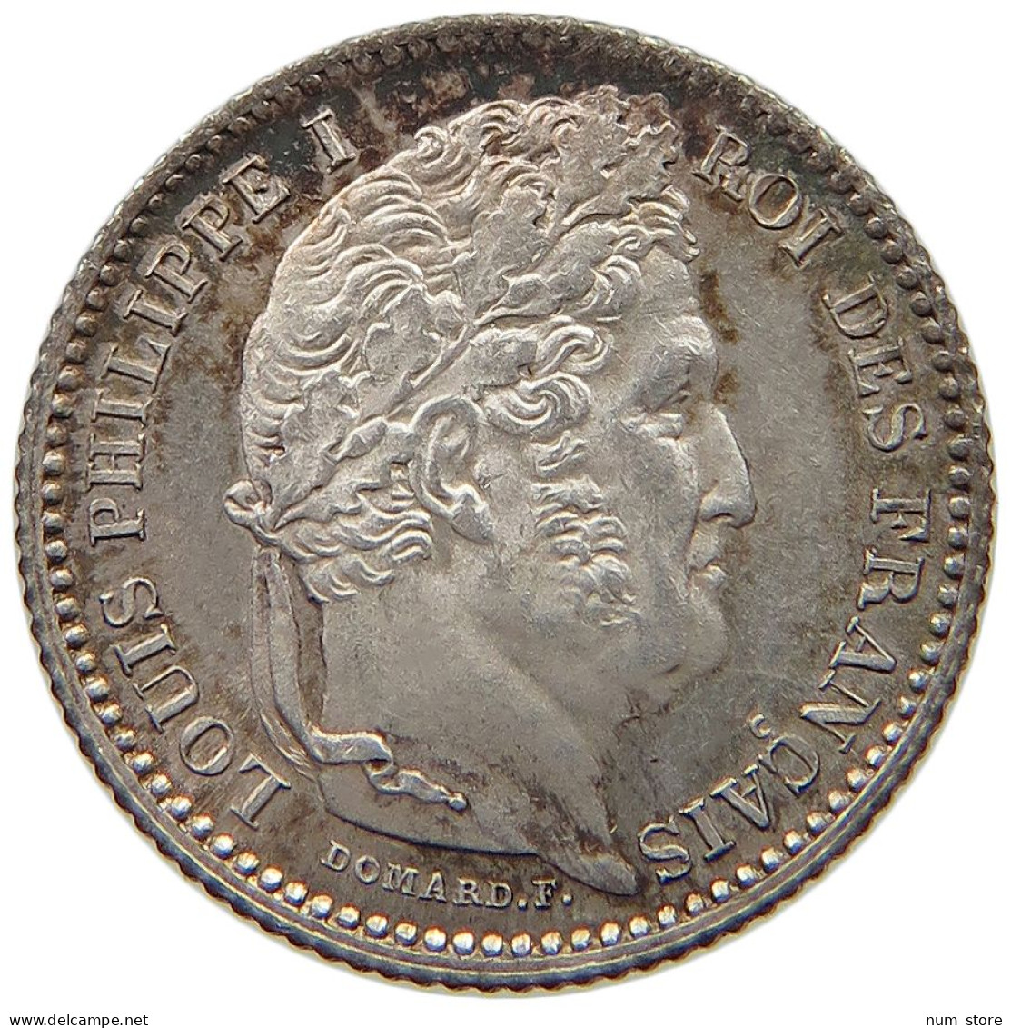 FRANCE 25 CENTIMES 1845 B LOUIS PHILIPPE I. (1830-1848) 25 CENTIMES 1845 B LOUIS PHILIPPE I. SHINY FIEL #t058 0261 - 25 Centimes