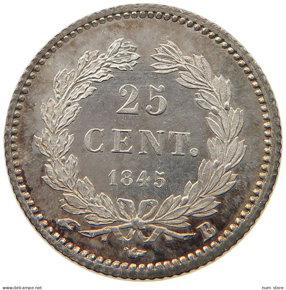 FRANCE 25 CENTIMES 1845 B LOUIS PHILIPPE I. (1830-1848) 25 CENTIMES 1845 B LOUIS PHILIPPE I. SHINY FIEL #t058 0261 - 25 Centimes