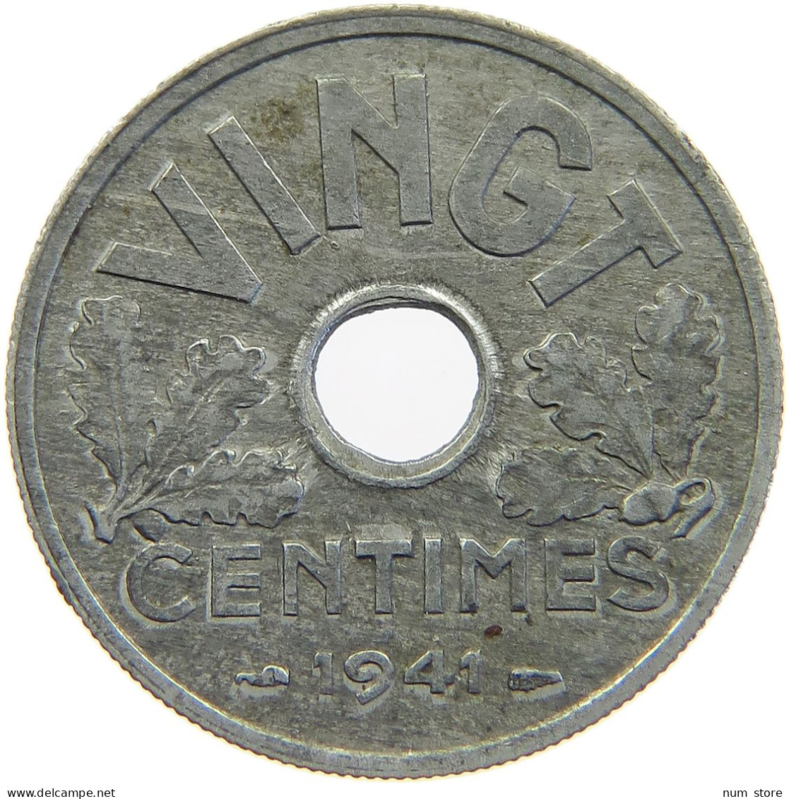 FRANCE 20 CENTIMES 1941  #c019 0515 - Andere & Zonder Classificatie