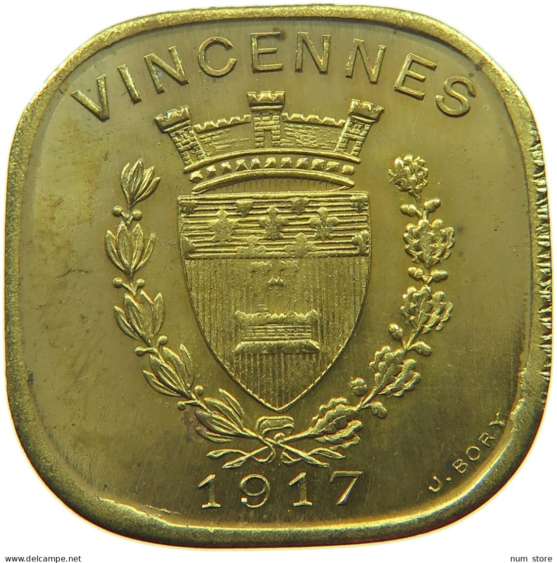 FRANCE 20 CENTIMES 1917 VINCENNES ESSAI #t130 0187 - 20 Centimes