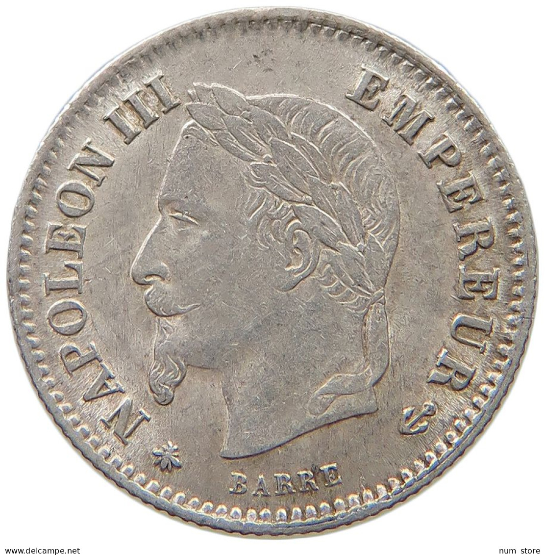 FRANCE 20 CENTIMES 1867 A Napoleon III. (1852-1870) #t112 1395 - 20 Centimes