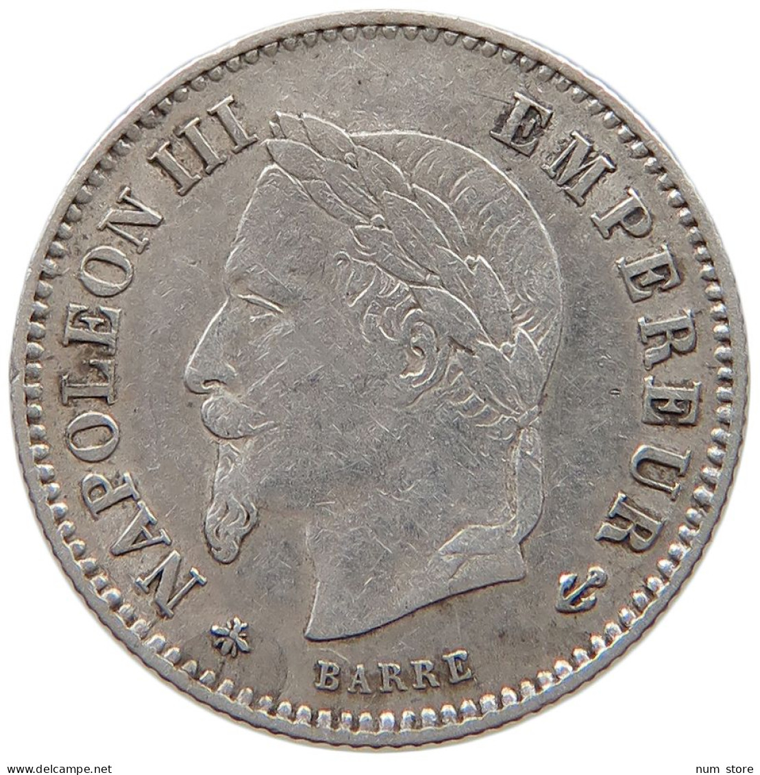 FRANCE 20 CENTIMES 1867 A Napoleon III. (1852-1870) #c052 0291 - 20 Centimes