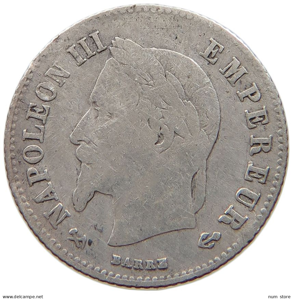 FRANCE 20 CENTIMES 1866 K Napoleon III. (1852-1870) #a004 0403 - 20 Centimes