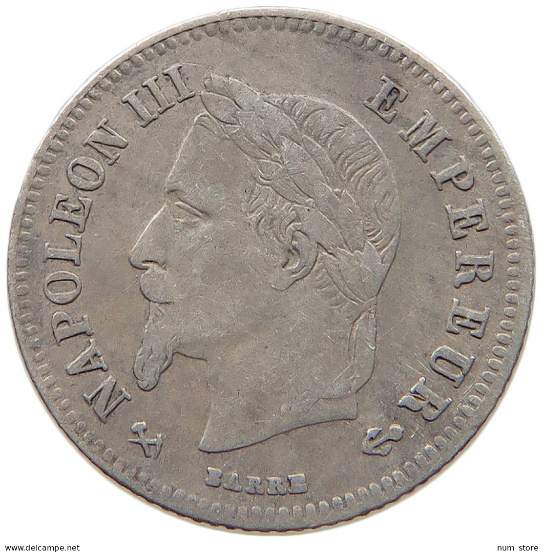 FRANCE 20 CENTIMES 1866 K Napoleon III. (1852-1870) #t112 1403 - 20 Centimes