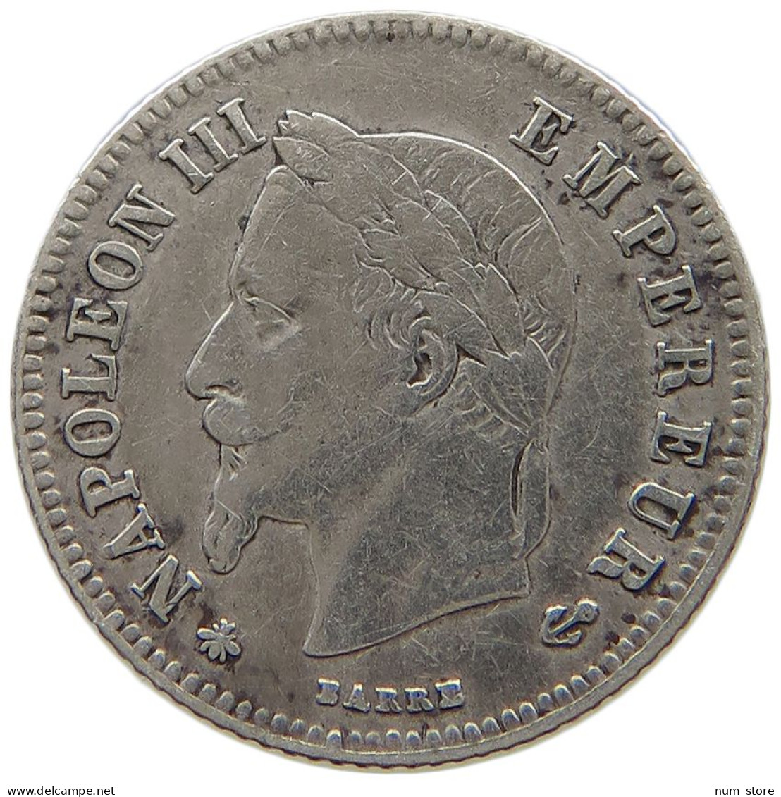 FRANCE 20 CENTIMES 1864 A Napoleon III. (1852-1870) #a081 0925 - 20 Centimes