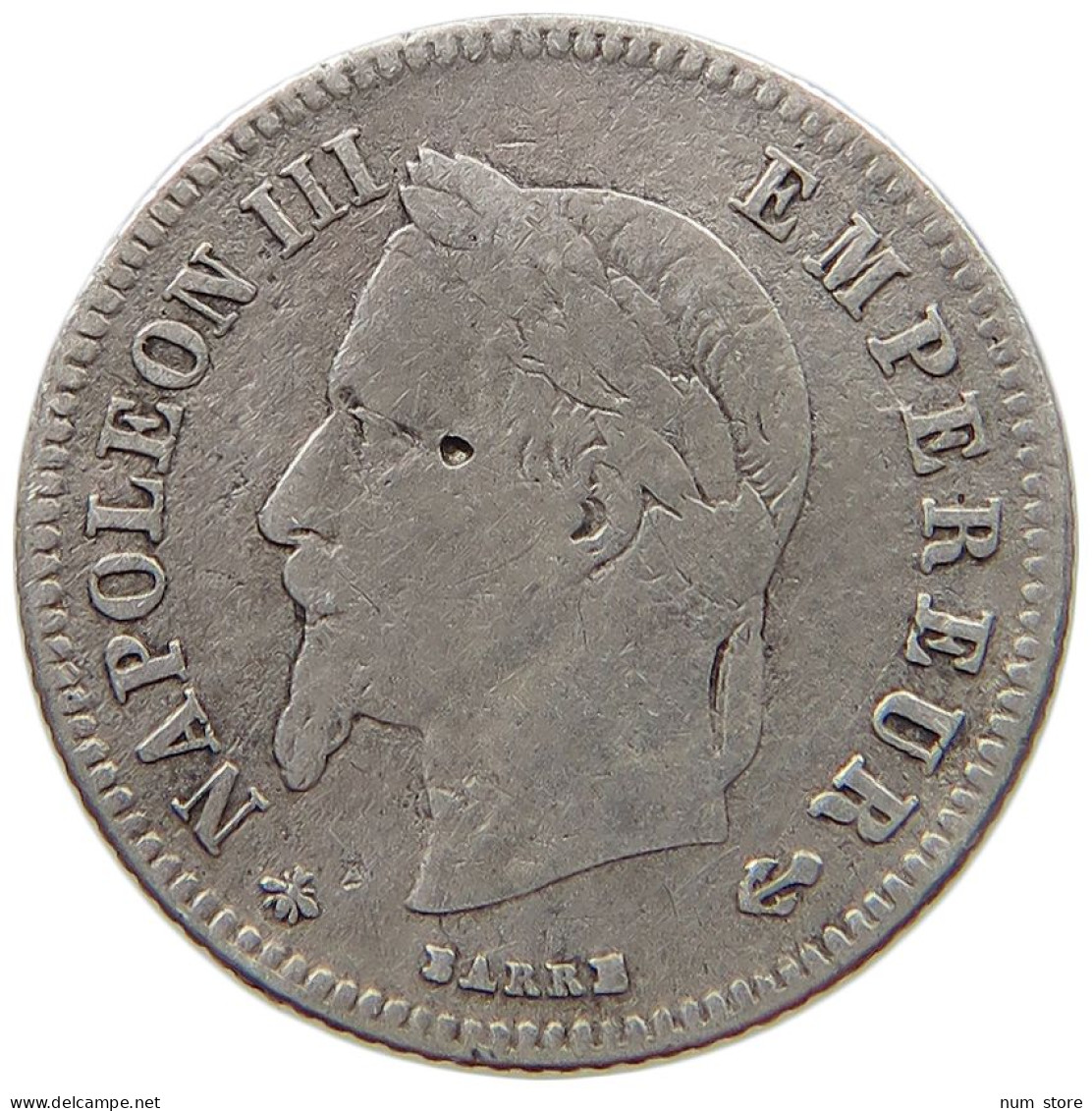 FRANCE 20 CENTIMES 1864 A Napoleon III. (1852-1870) #a004 0401 - 20 Centimes