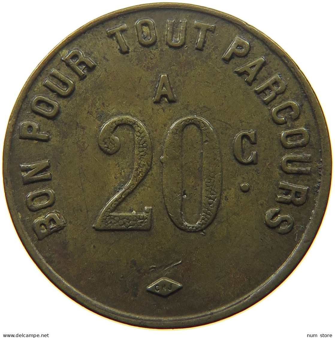 FRANCE 20 CENTIMES  ST. ETIENNE #t130 0255 - Sonstige & Ohne Zuordnung