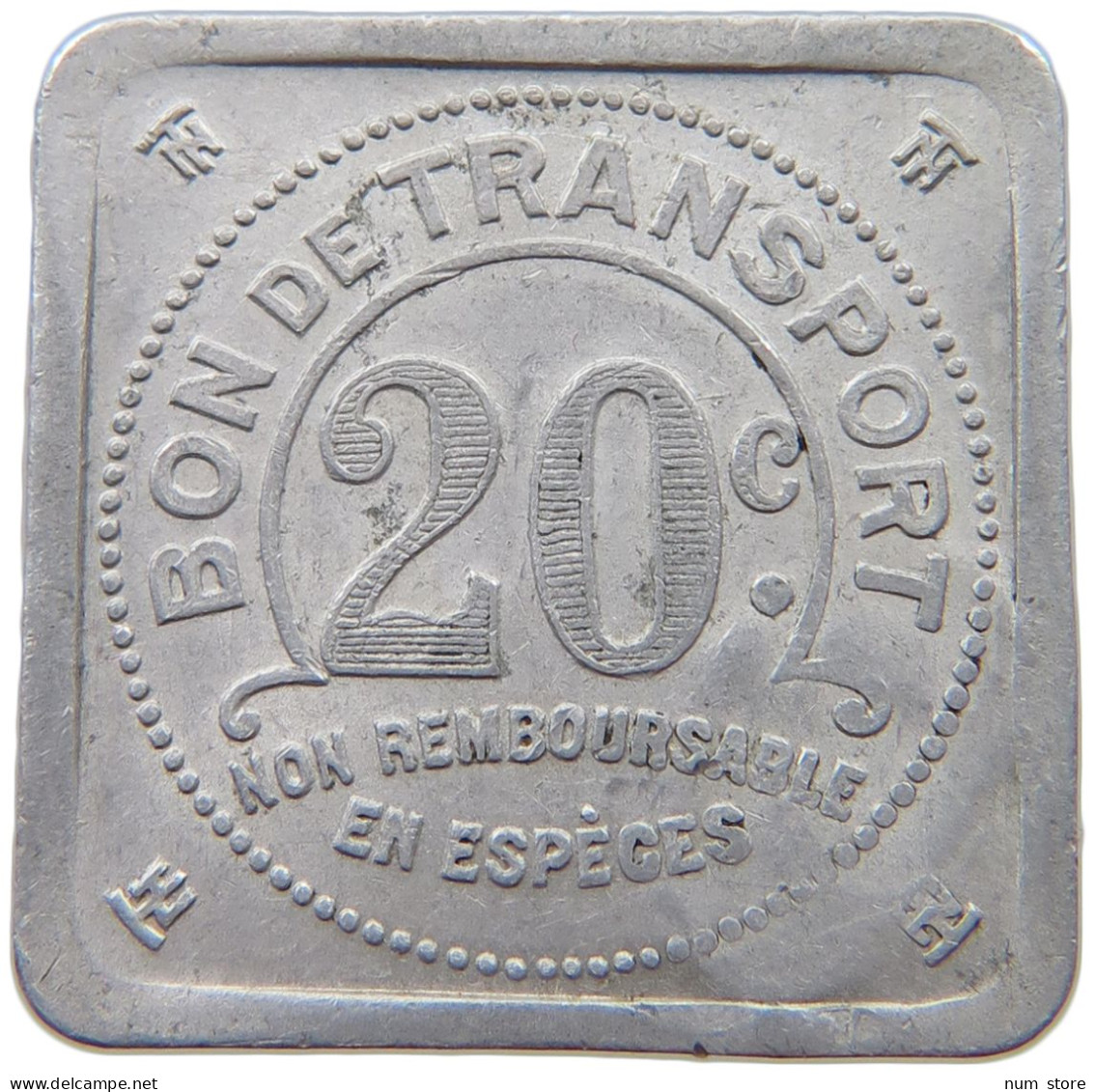 FRANCE 20 CENTIMES  TRAMWAYS NANTES #t130 0825 - Other & Unclassified