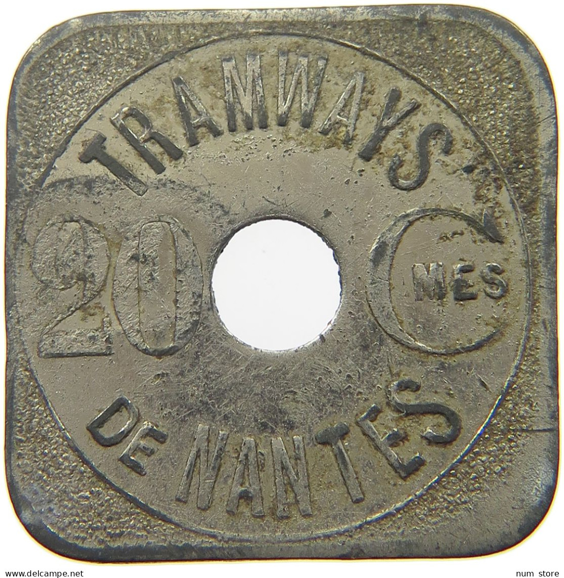 FRANCE 20 CENTIMES  TRAMWAYS NANTES #t130 0025 - Sonstige & Ohne Zuordnung