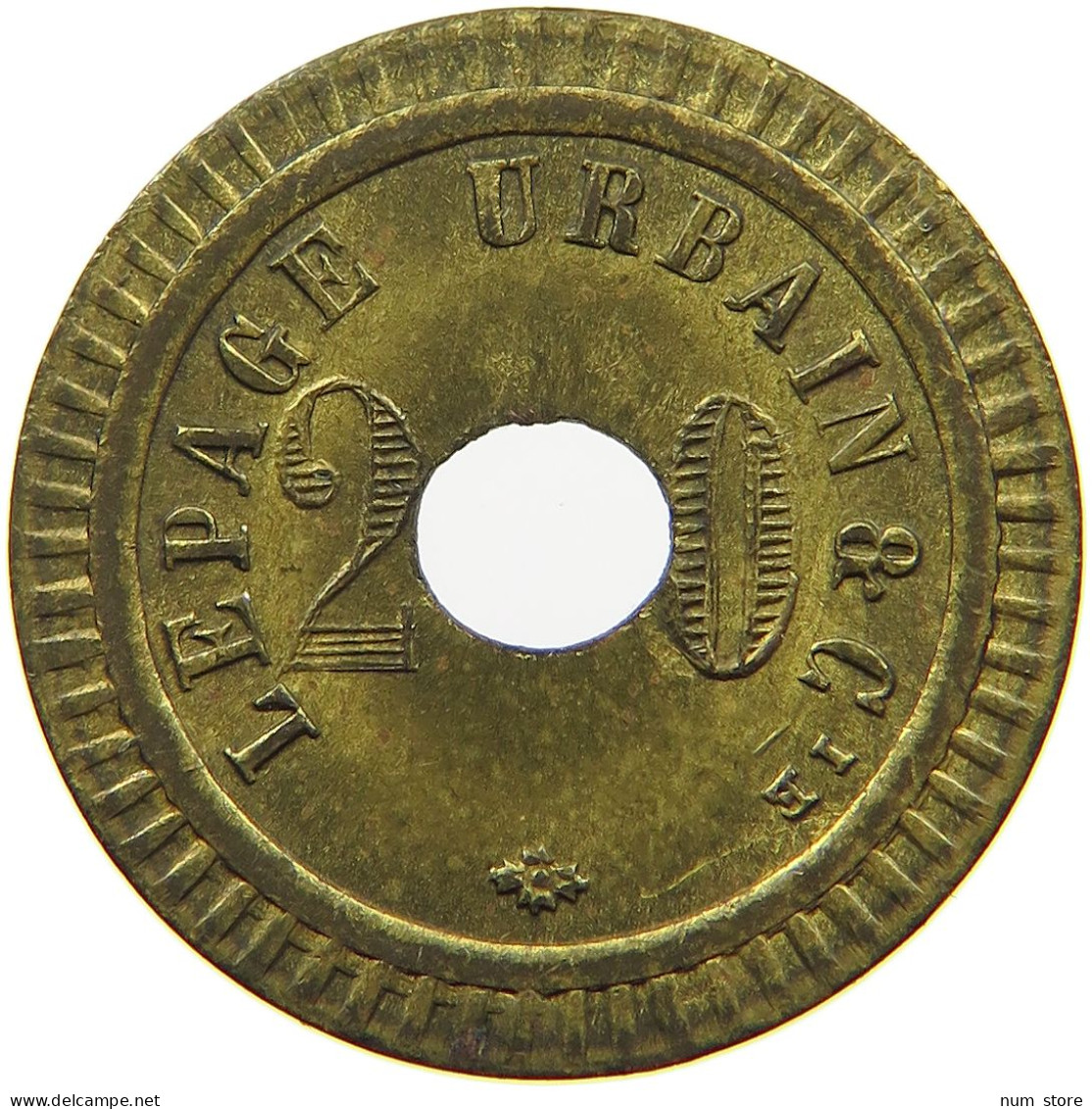 FRANCE 20 CENTIMES  CONSOMMER TOKEN LEPAGE URBAIN #a094 0425 - Sonstige & Ohne Zuordnung