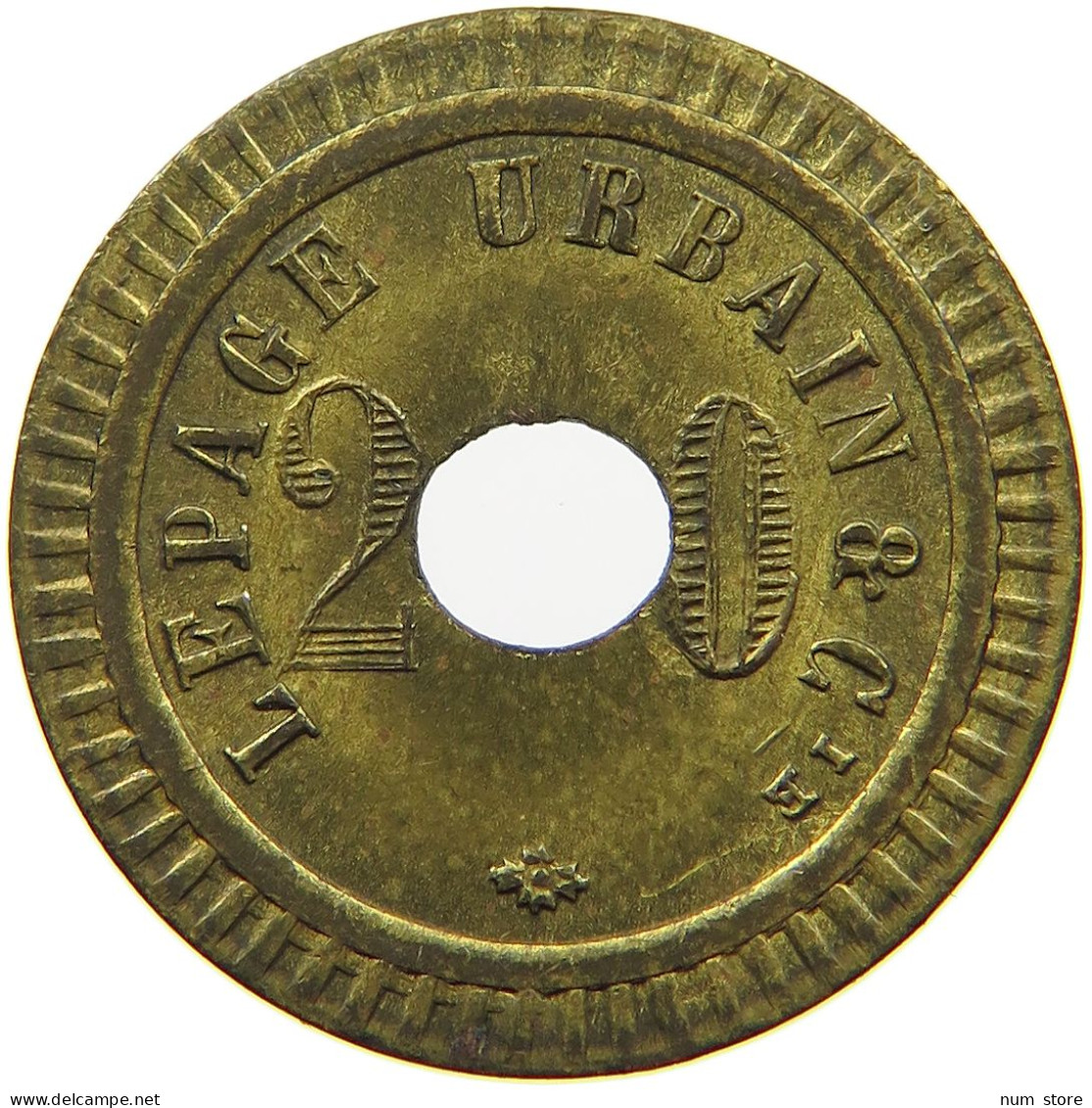 FRANCE 20 CENTIMES  CONSOMMER TOKEN LEPAGE URBAIN #a094 0425 - Autres & Non Classés