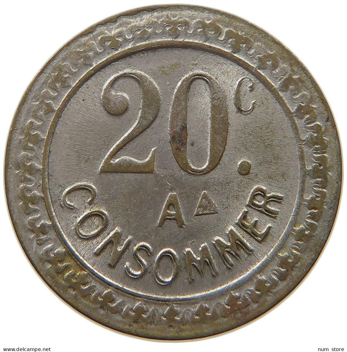 FRANCE 20 CENTIMES  CONSOMMER #t130 0341 - Autres & Non Classés