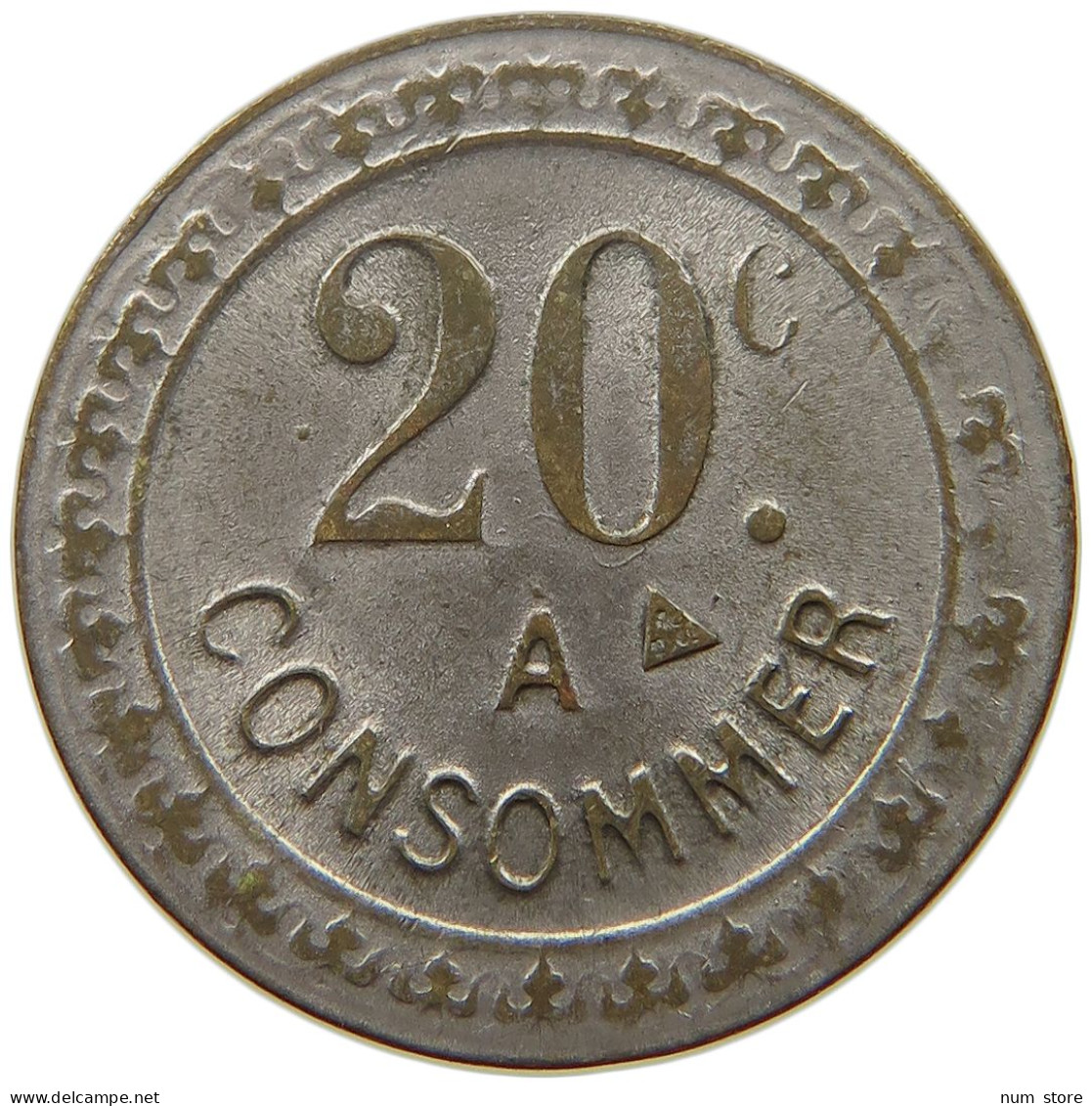 FRANCE 20 CENTIMES  CONSOMMER #t130 0341 - Sonstige & Ohne Zuordnung