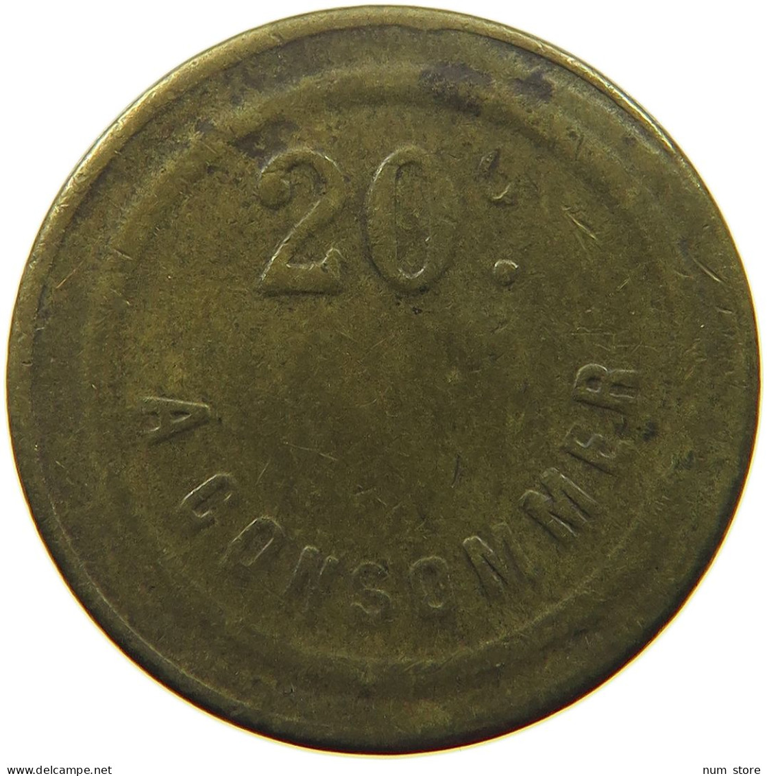 FRANCE 20 CENTIMES  CONSOMMER #t130 0283 - Other & Unclassified