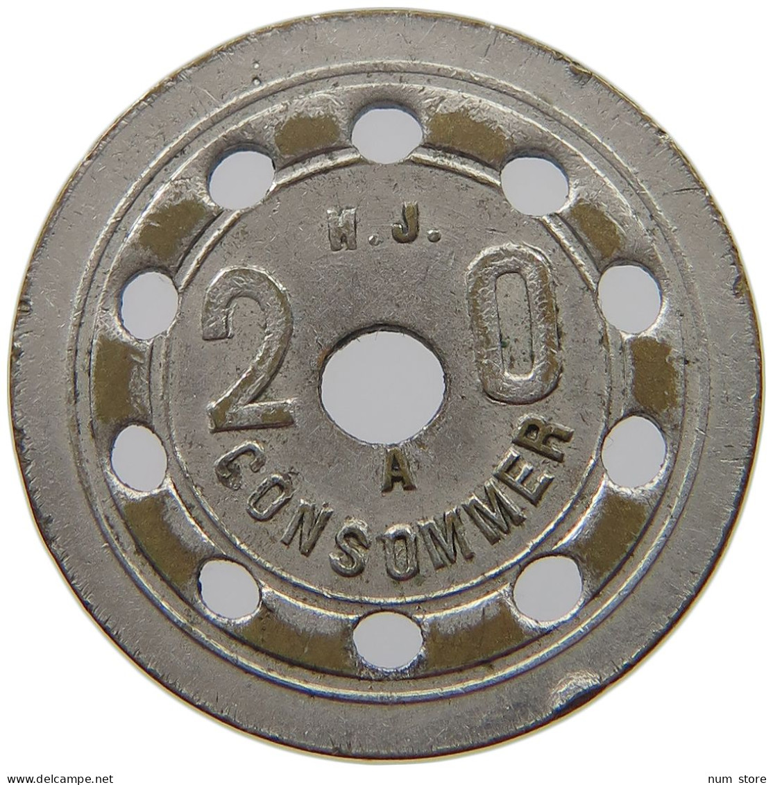 FRANCE 20 CENTIMES  CONSOMMER #t130 0337 - Sonstige & Ohne Zuordnung