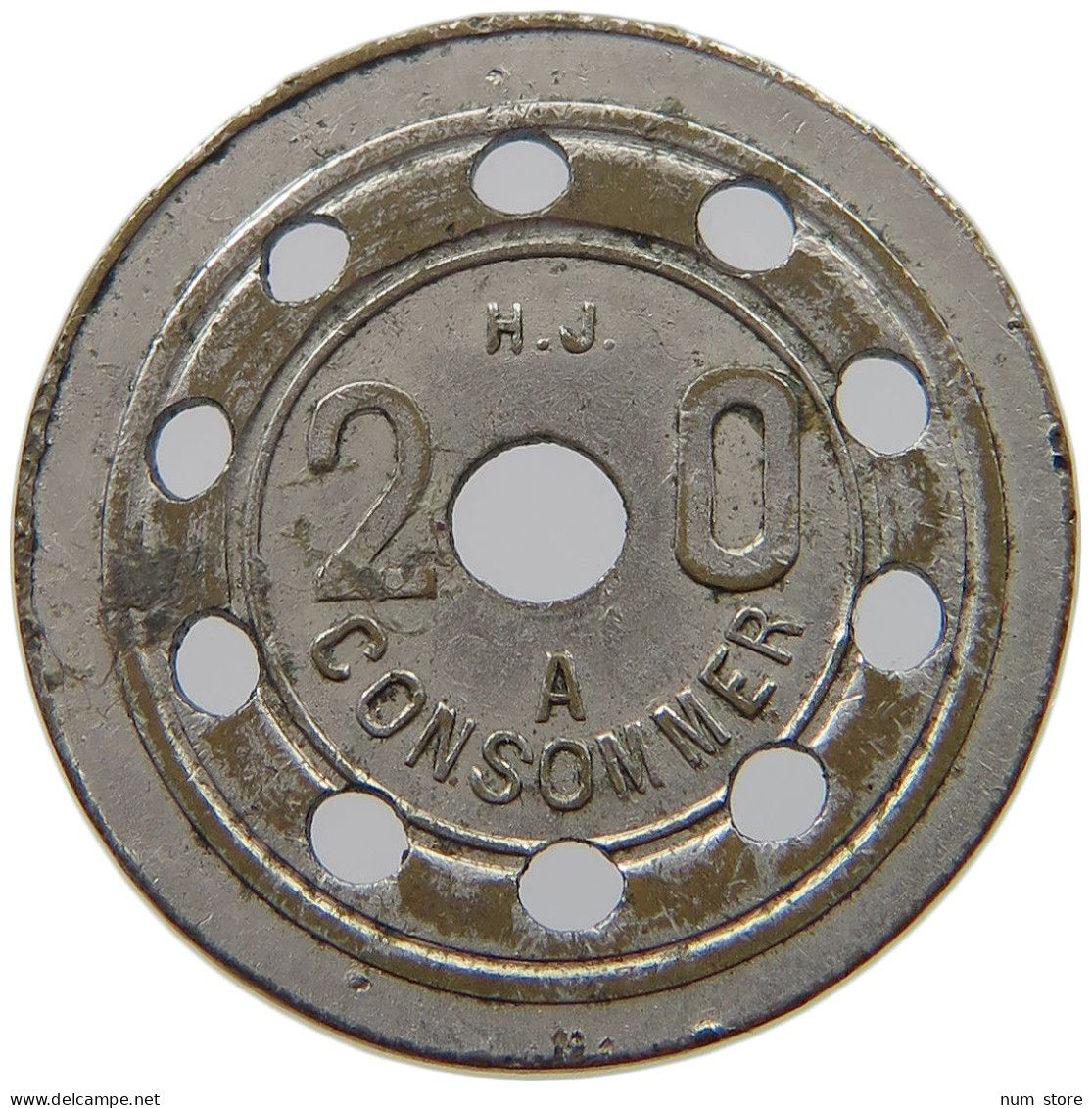 FRANCE 20 CENTIMES  CONSOMMER #t130 0337 - Sonstige & Ohne Zuordnung