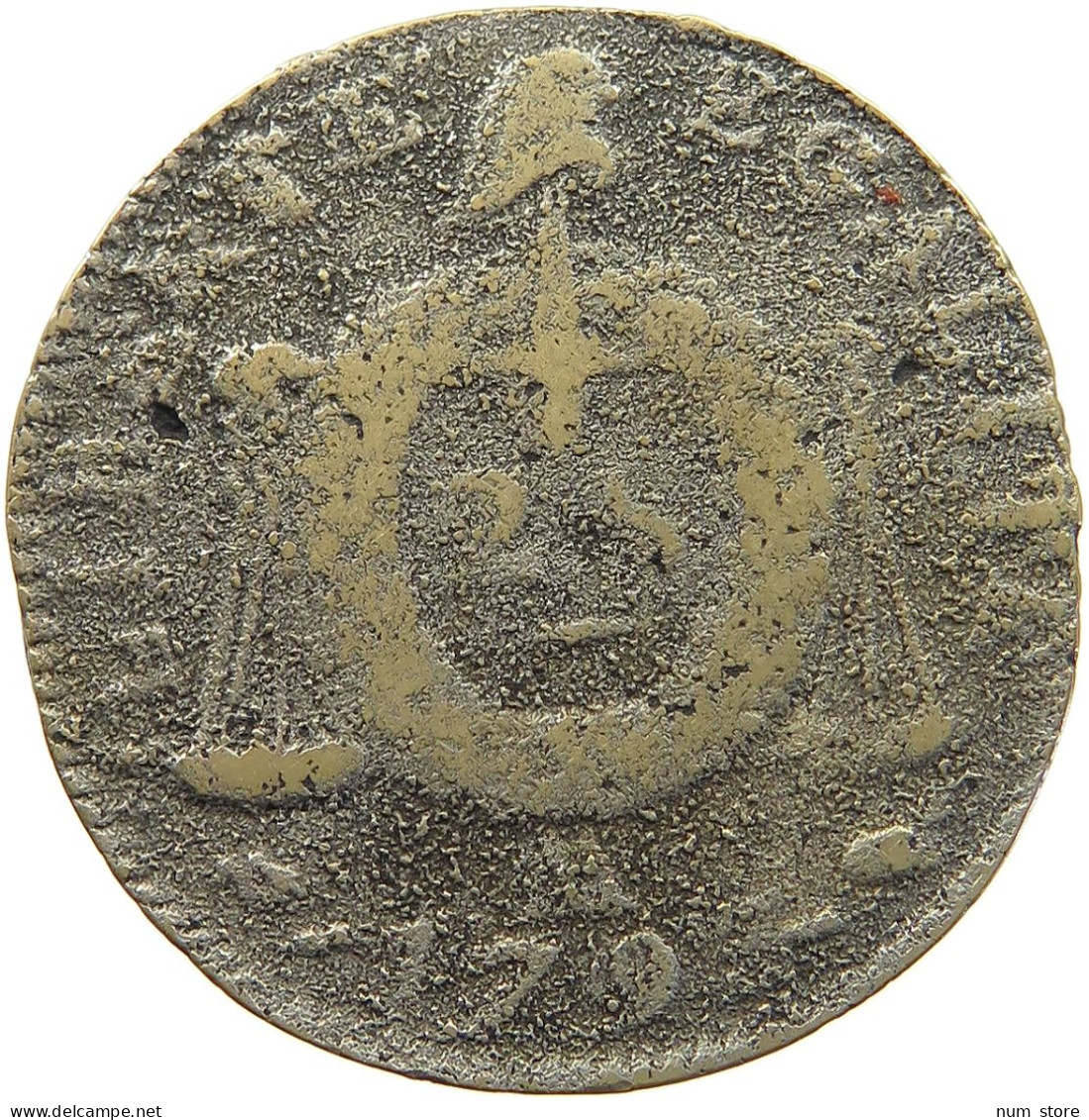 FRANCE 2 SOLS 1793 AA  #c033 0223 - 1792-1804 First French Republic