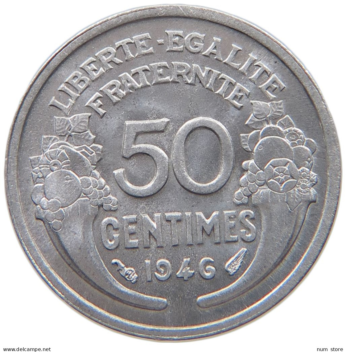 FRANCE 50 CENTIMES 1946  #c040 0757 - 50 Centimes