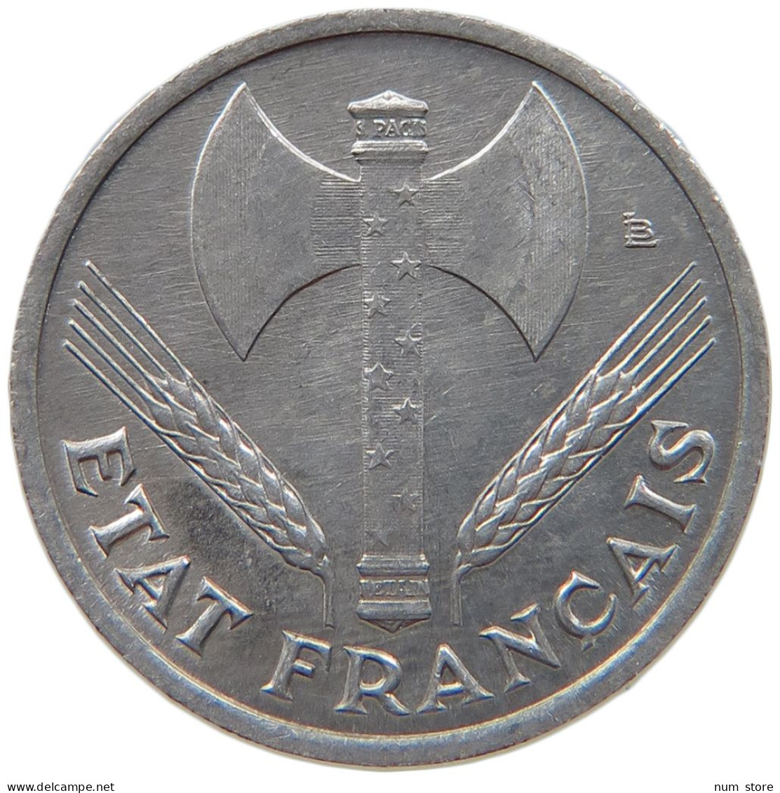 FRANCE 50 CENTIMES 1943  #s023 0181 - 50 Centimes