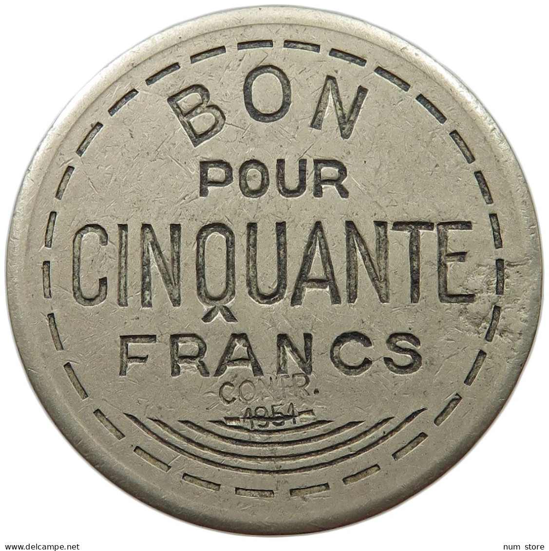 FRANCE 50 FRANCS 1951 50 FRANCS THAON LES VOSGES 1951 #t130 0315 - 50 Francs