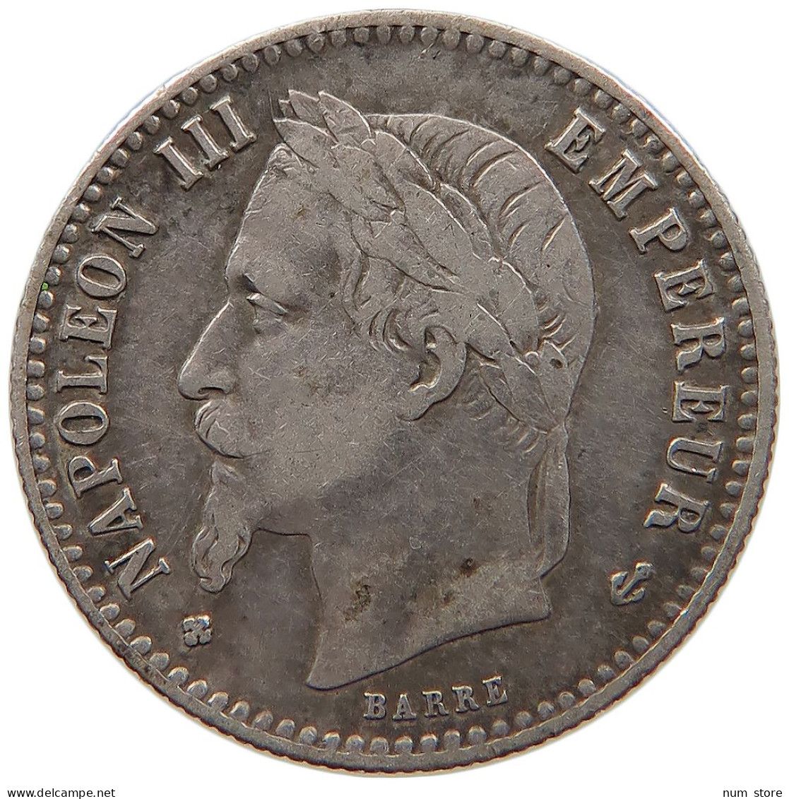 FRANCE 50 CENTIMES 1867 BB Napoleon III. (1852-1870) #tm7 0071 - 50 Centimes