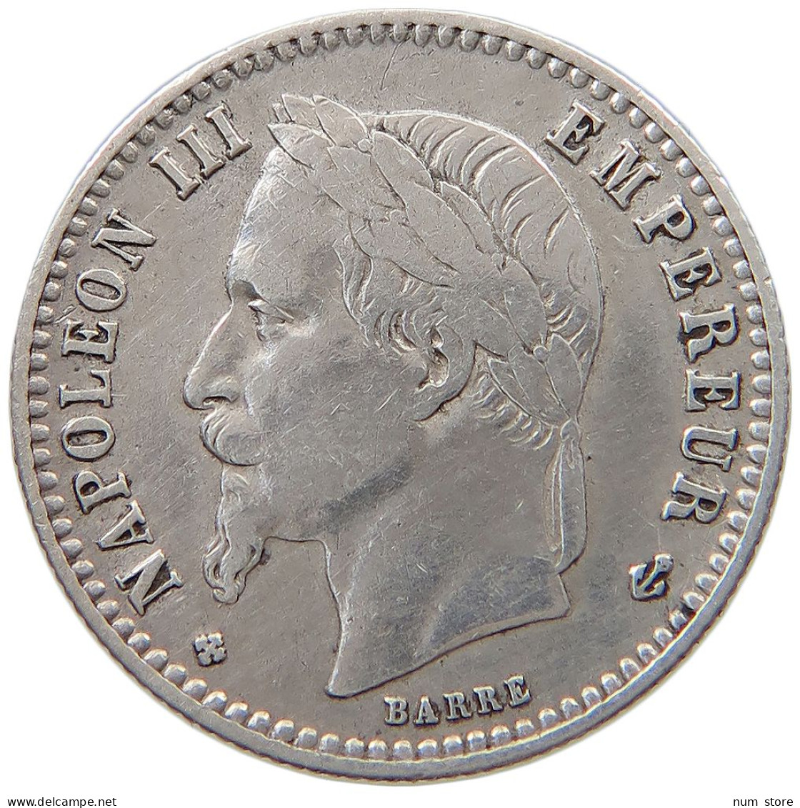FRANCE 50 CENTIMES 1867 BB Napoleon III. (1852-1870) #t095 0573 - 50 Centimes