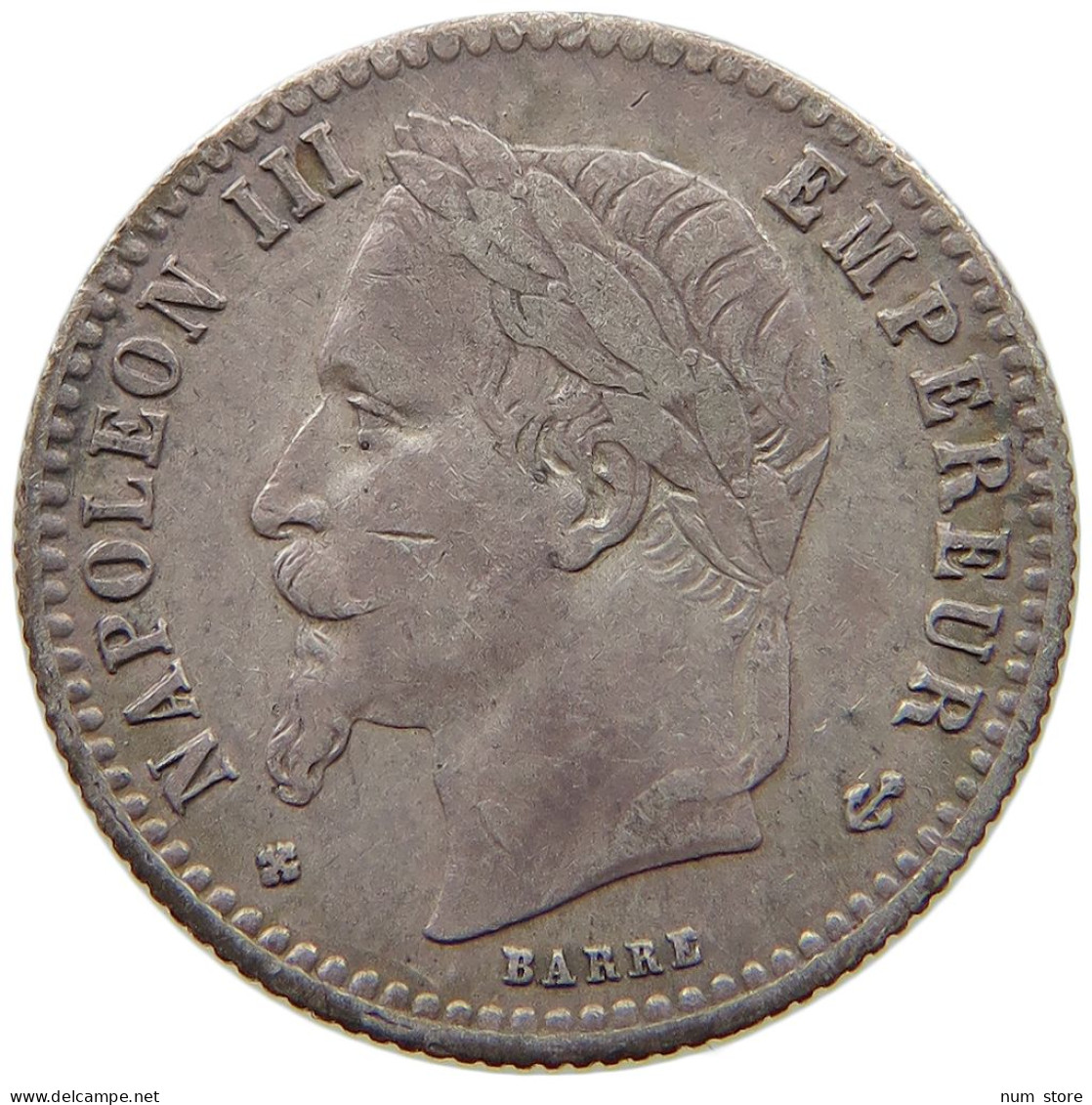 FRANCE 50 CENTIMES 1867 BB Napoleon III. (1852-1870) #a091 0595 - 50 Centimes