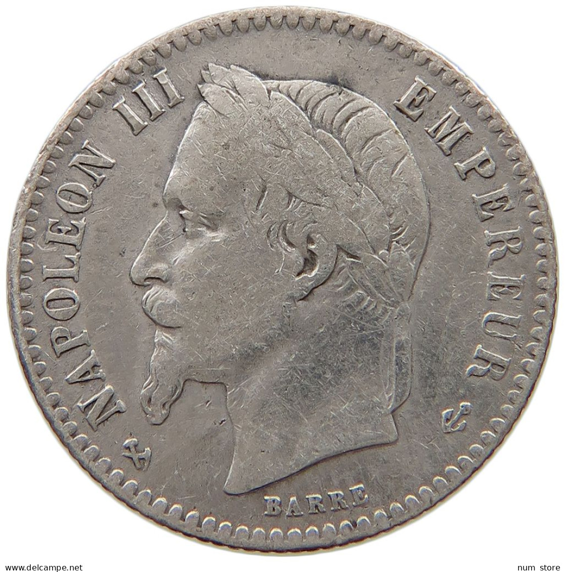 FRANCE 50 CENTIMES 1865 K Napoleon III. (1852-1870) #a004 0075 - 50 Centimes