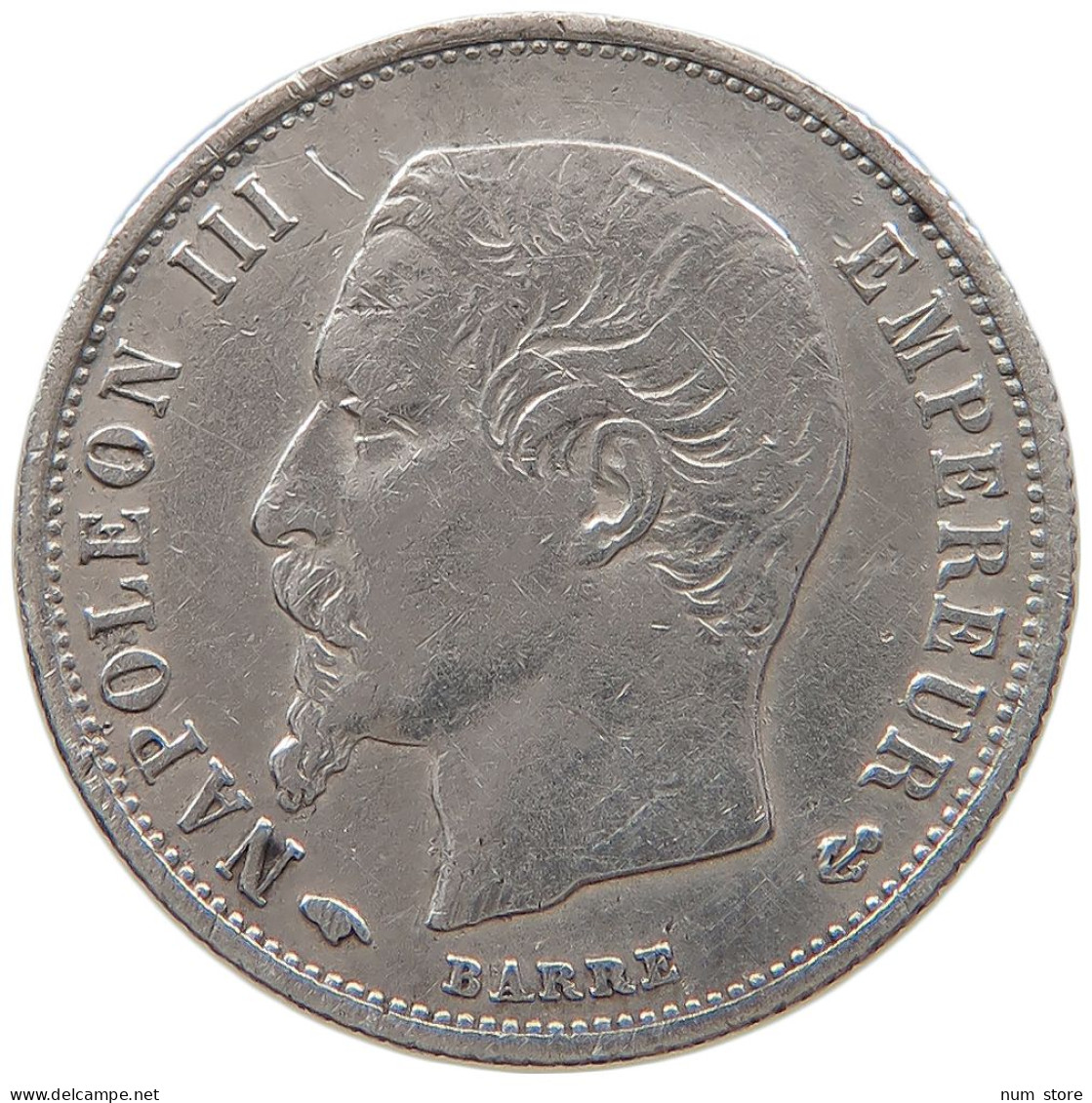 FRANCE 50 CENTIMES 1859 A Napoleon III. (1852-1870) #t143 0507 - 50 Centimes