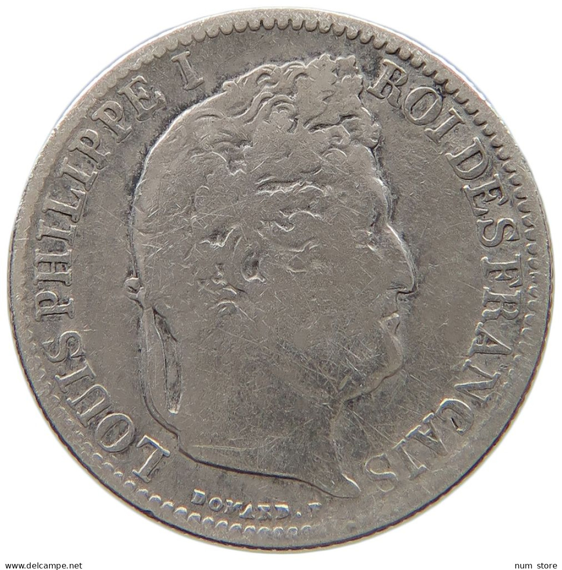 FRANCE 50 CENTIMES 1847 A LOUIS PHILIPPE I. (1830-1848) #a045 0785 - 50 Centimes