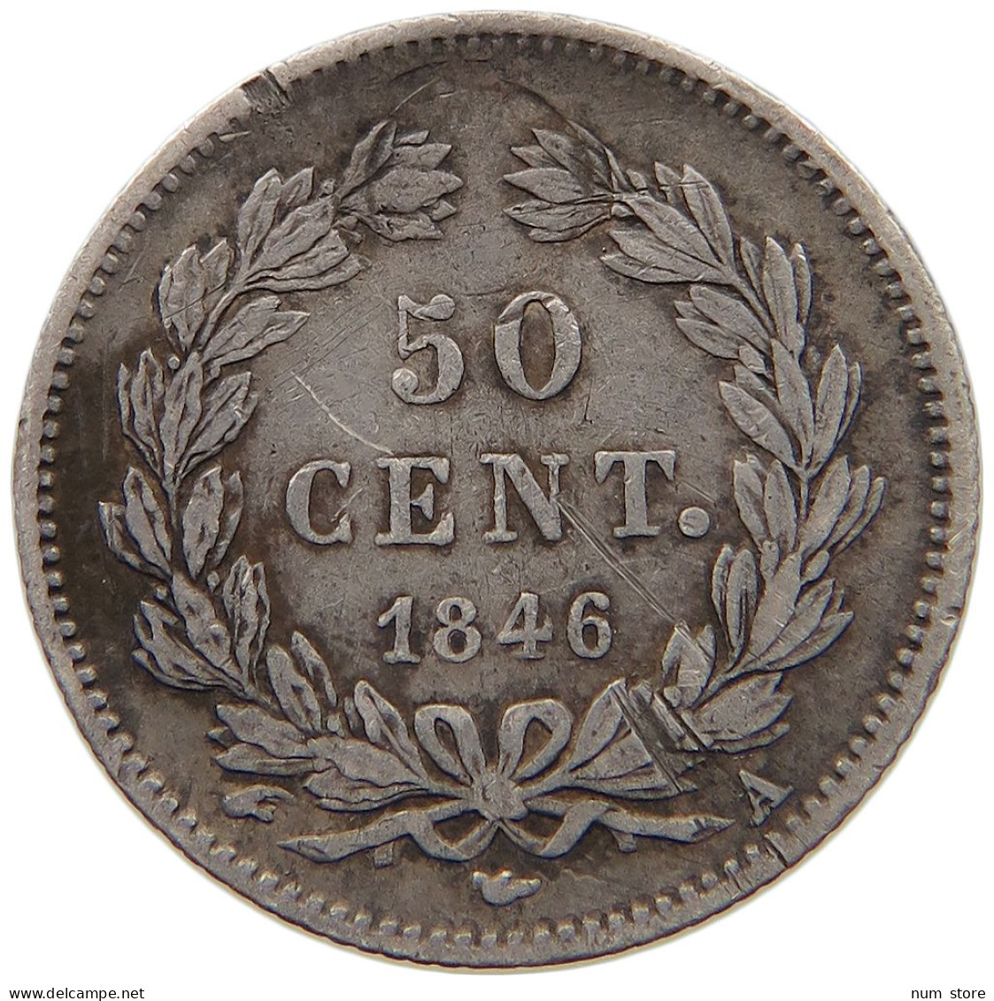 FRANCE 50 CENTIMES 1846 A LOUIS PHILIPPE I. (1830-1848) #c010 0423 - 50 Centimes