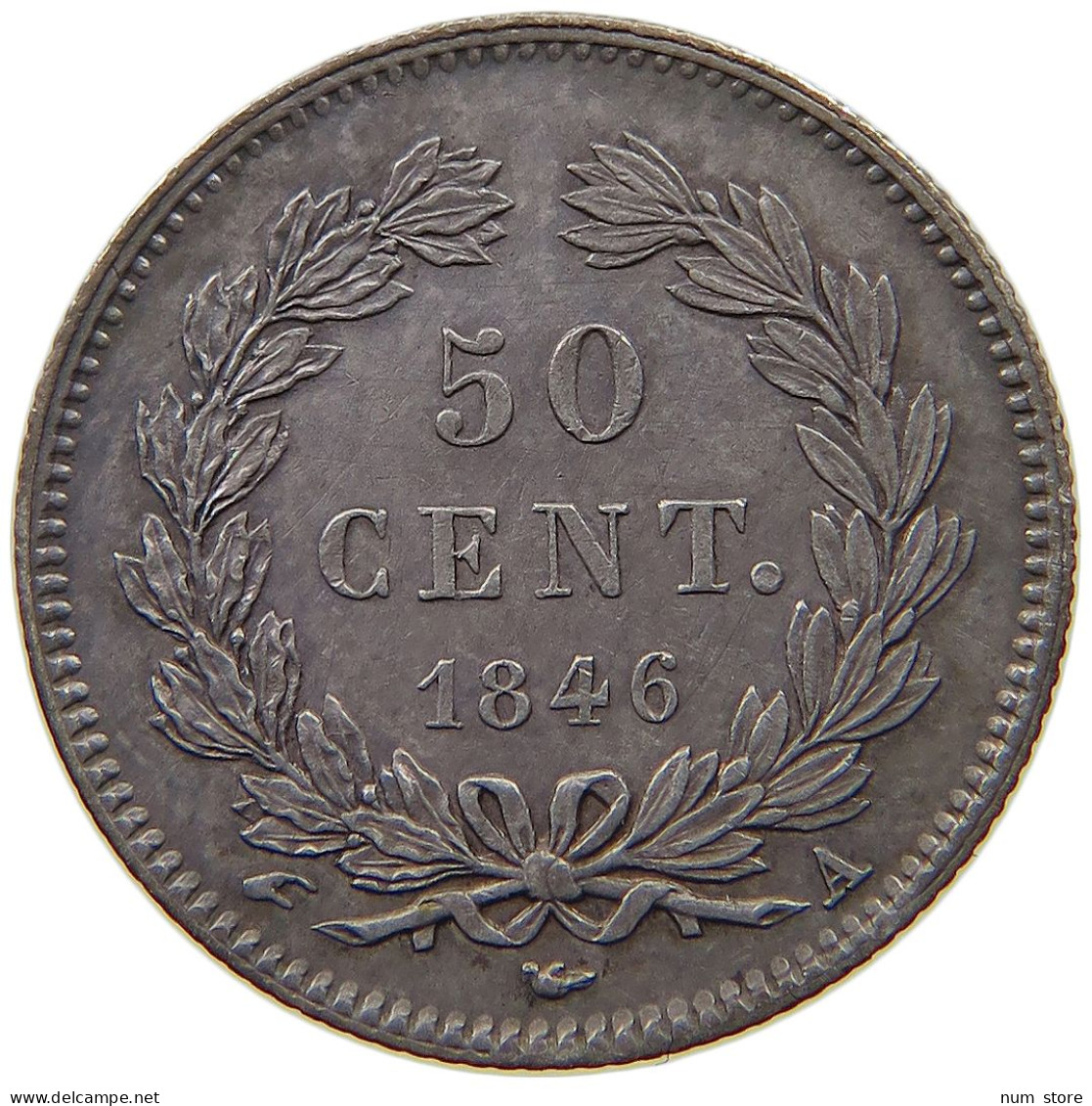 FRANCE 50 CENTIMES 1846 A LOUIS PHILIPPE I. (1830-1848) #t058 0243 - 50 Centimes