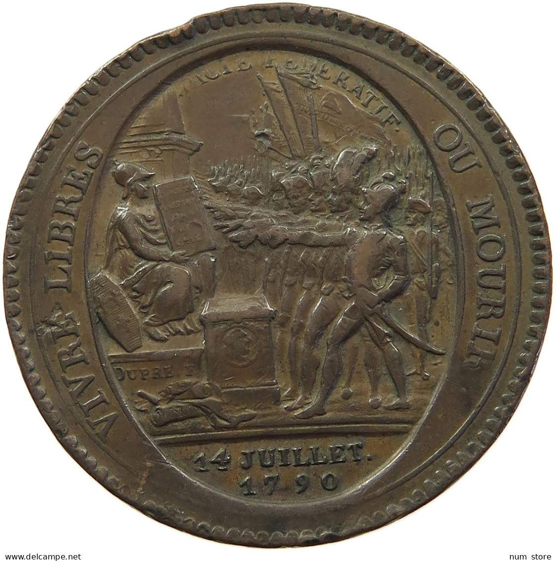 FRANCE 5 SOLS 1792 MONNERON #c057 0151 - 1791-1792 Constitution