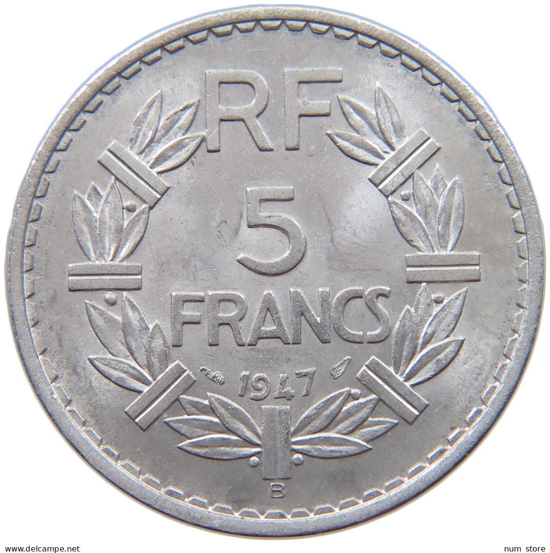 FRANCE 5 FRANCS 1947 B  #s068 0809 - 5 Francs