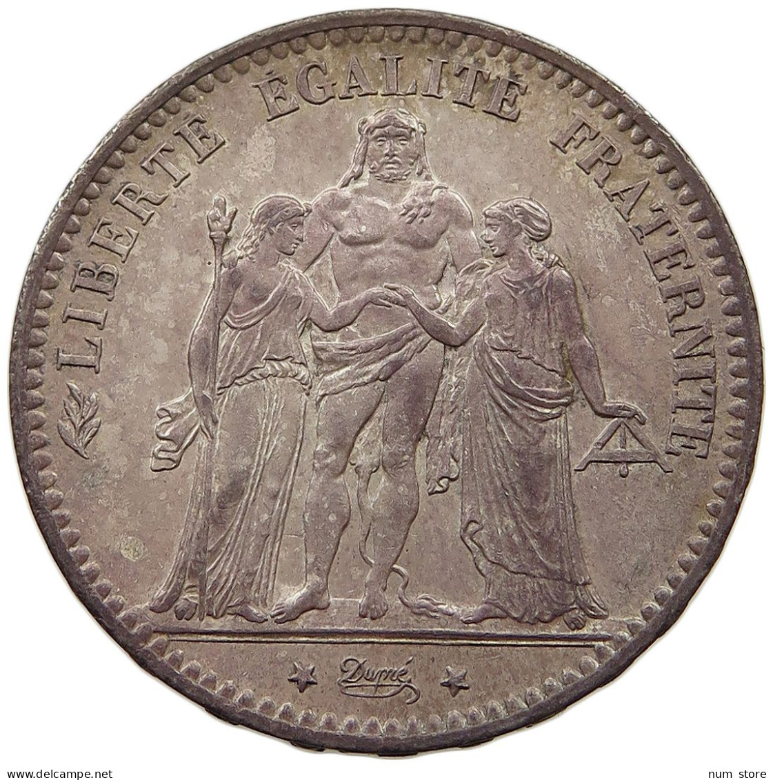 FRANCE 5 FRANCS 1876 A  #t058 0457 - 5 Francs