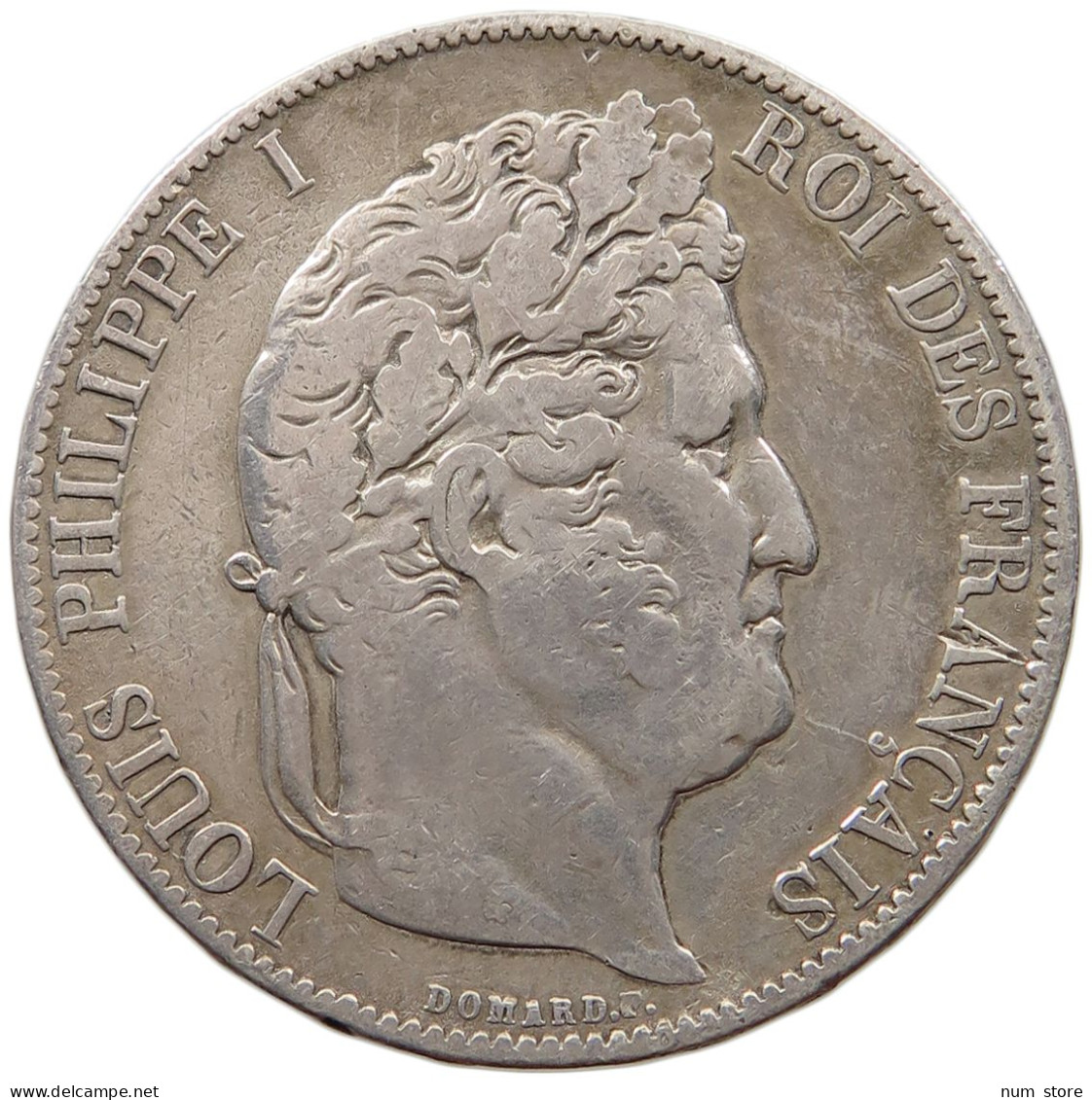 FRANCE 5 FRANCS 1845 W LOUIS PHILIPPE I. (1830-1848) #c058 0079 - 5 Francs