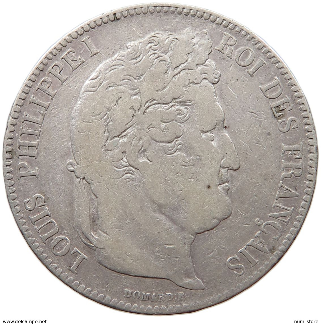 FRANCE 5 FRANCS 1843 A LOUIS PHILIPPE I. (1830-1848) #c057 0361 - 5 Francs