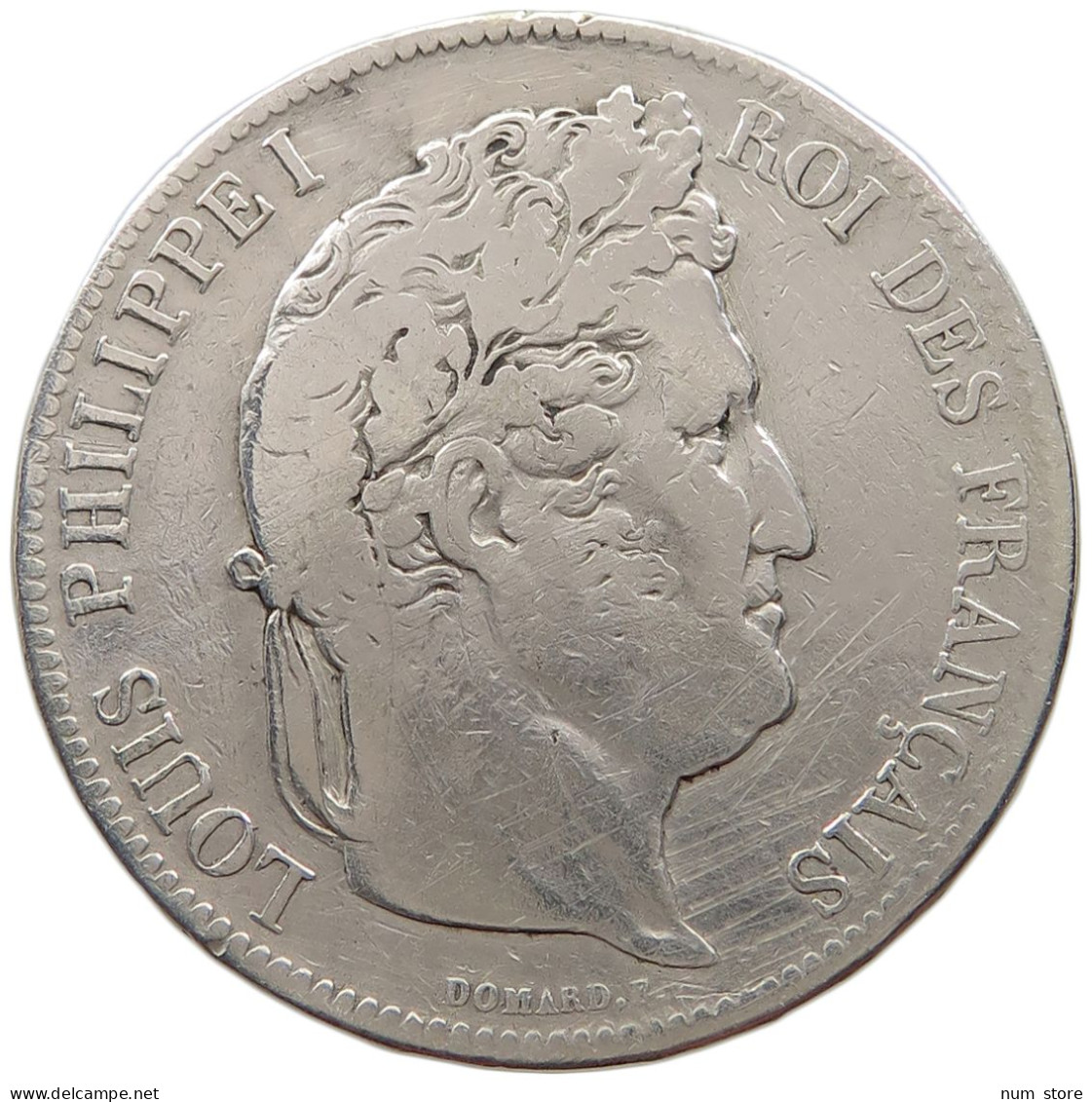 FRANCE 5 FRANCS 1837 W LOUIS PHILIPPE I. (1830-1848) #a001 0117 - 5 Francs