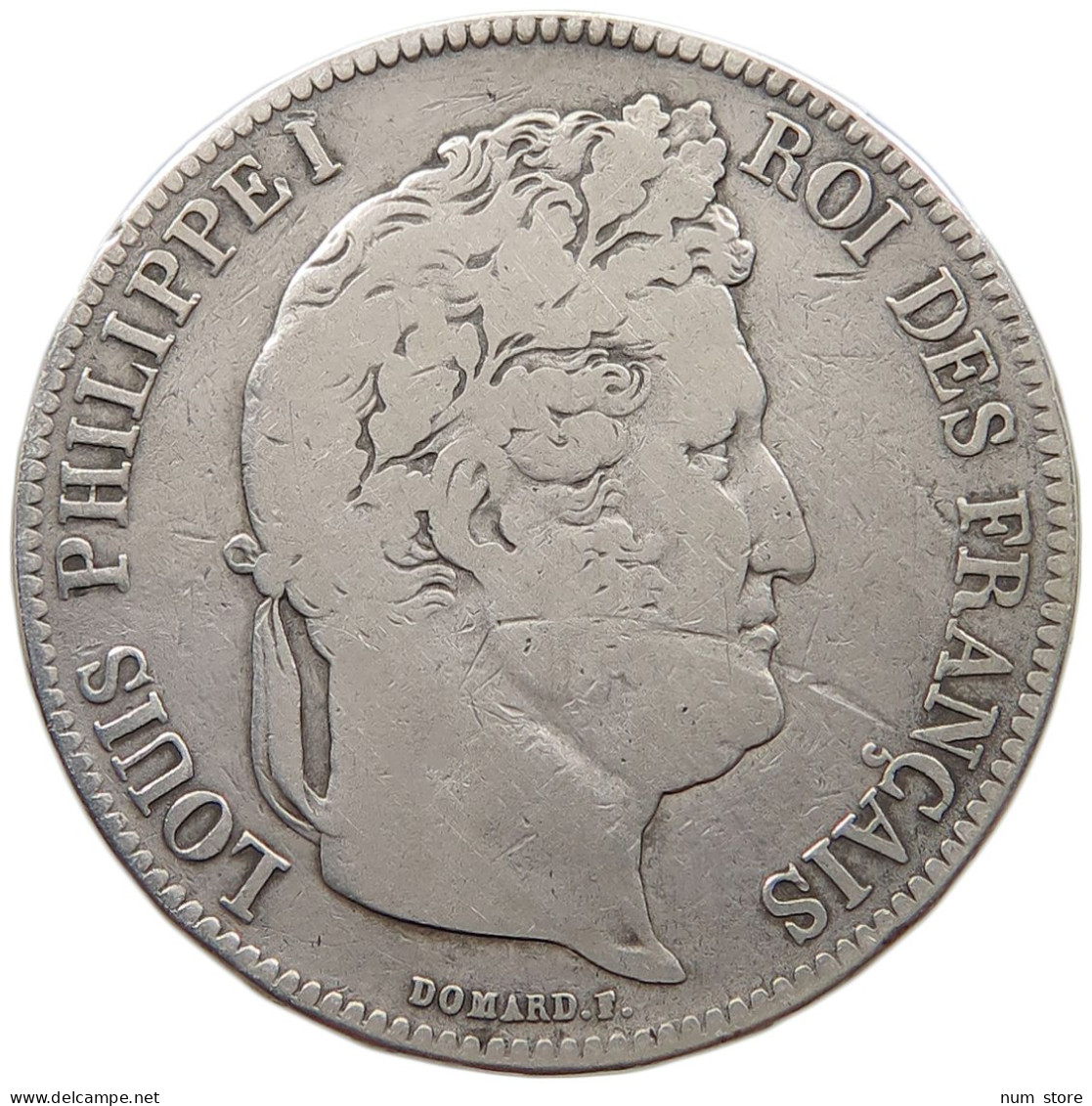 FRANCE 5 FRANCS 1834 W LOUIS PHILIPPE I. (1830-1848) #a001 0093 - 5 Francs