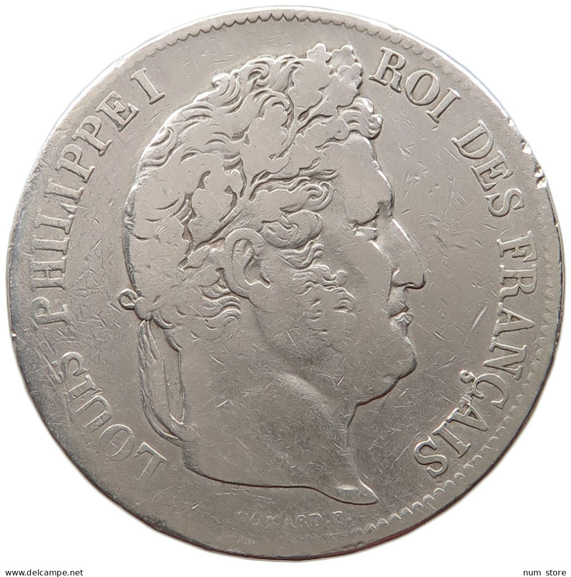 FRANCE 5 FRANCS 1834 W LOUIS PHILIPPE I. (1830-1848) #a001 0083 - 5 Francs