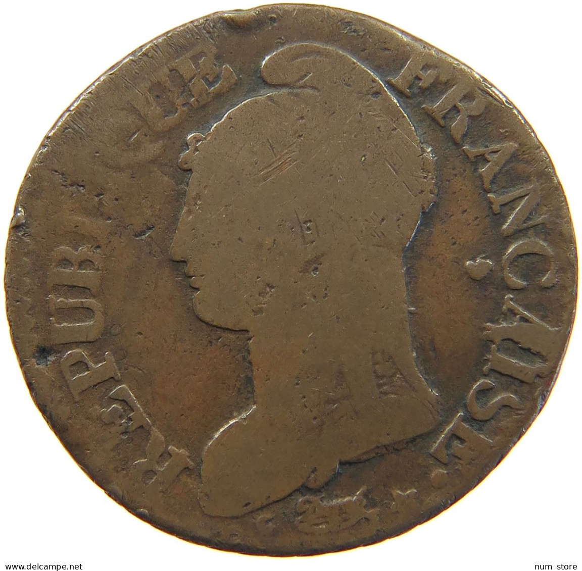 FRANCE 5 CENTIMES AN 8 BB  #c018 0083 - 5 Centimes