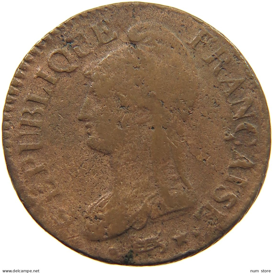 FRANCE 5 CENTIMES AN 7/5 BB  #c003 0369 - 5 Centimes