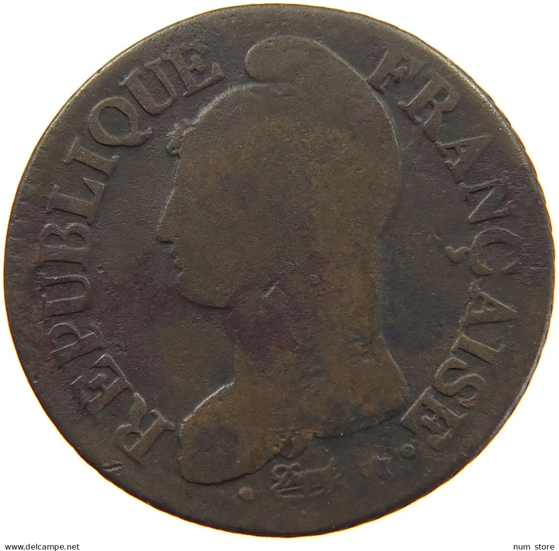 FRANCE 5 CENTIMES AN 7 W  #c061 0107 - 5 Centimes