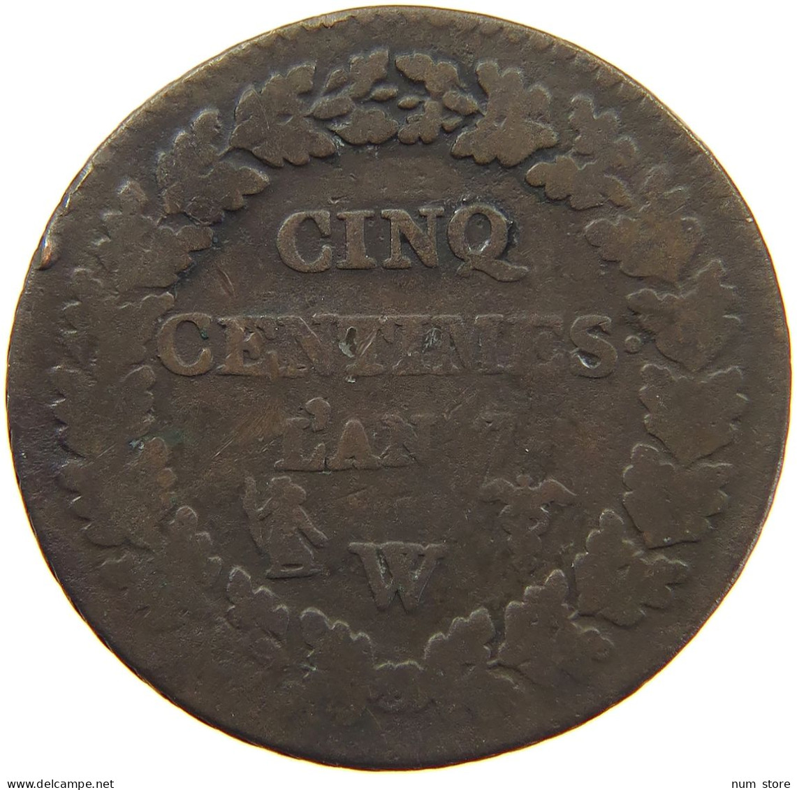 FRANCE 5 CENTIMES AN 7 W  #c061 0107 - 5 Centimes