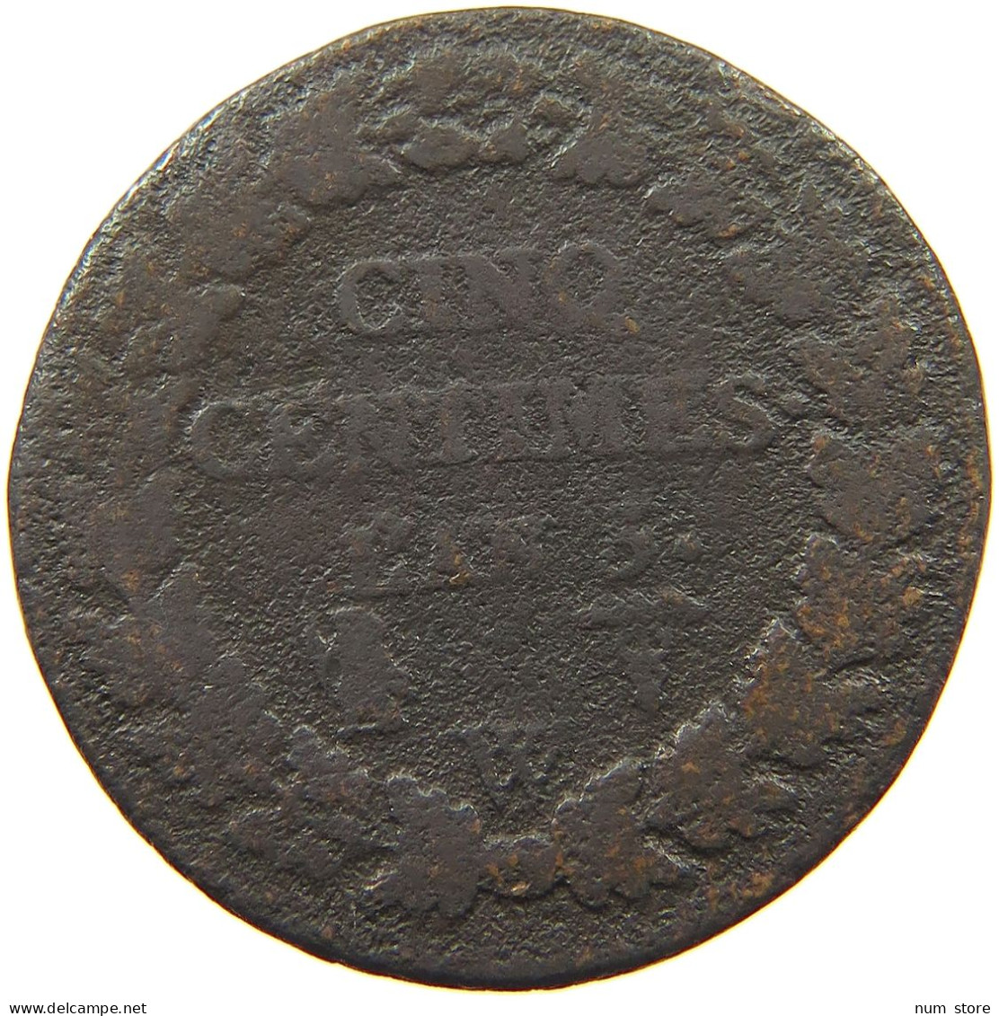 FRANCE 5 CENTIMES AN 5 W  #a059 0289 - 5 Centimes