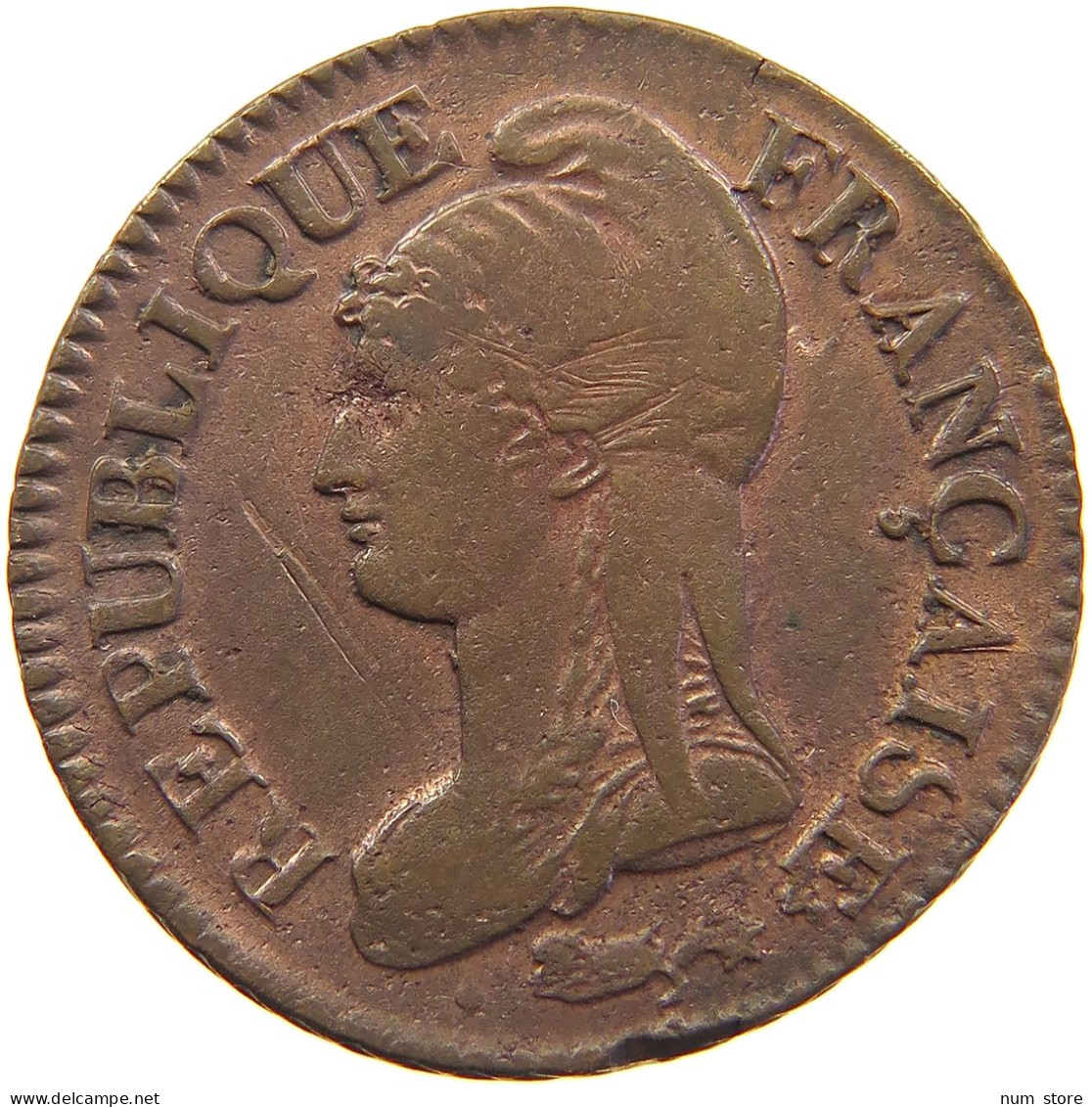 FRANCE 5 CENTIMES AN 5 D  #t016 0077 - 5 Centimes