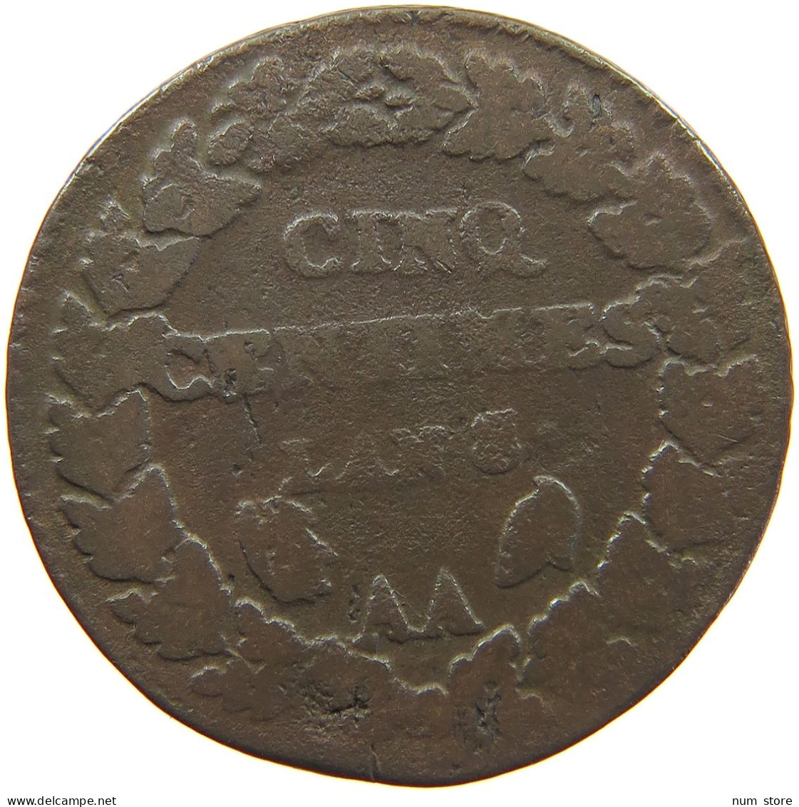 FRANCE 5 CENTIMES AN 5 AA  #c032 0523 - 5 Centimes